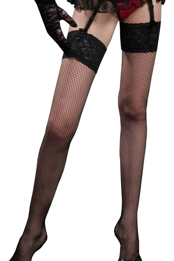 Accessory Sexy Fishnet Thigh High Stockings - Click Image to Close
